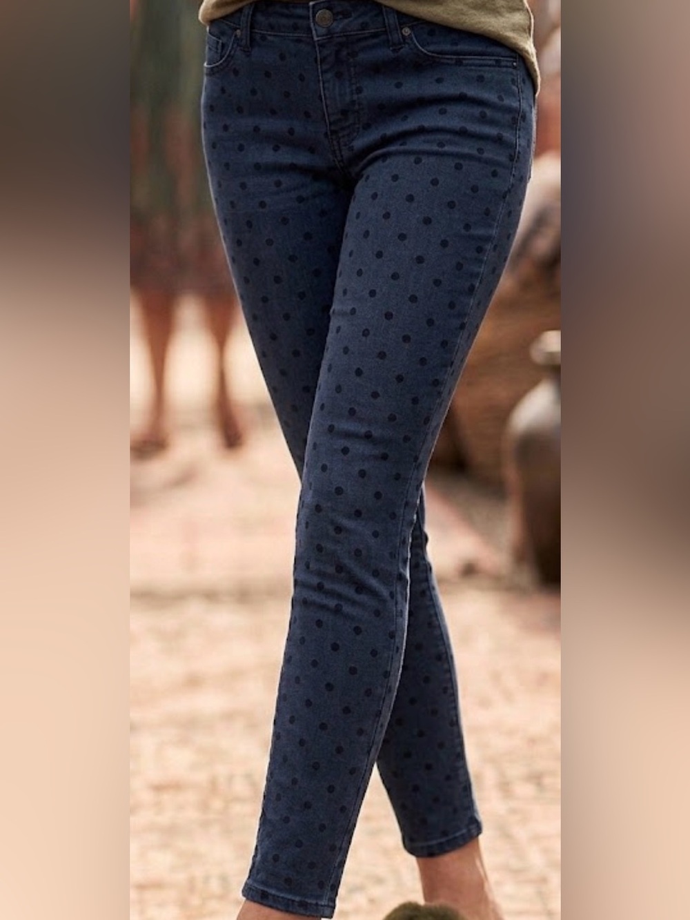 White House Black Market noir Jeans M Regular Black Low Rise skinny boho office